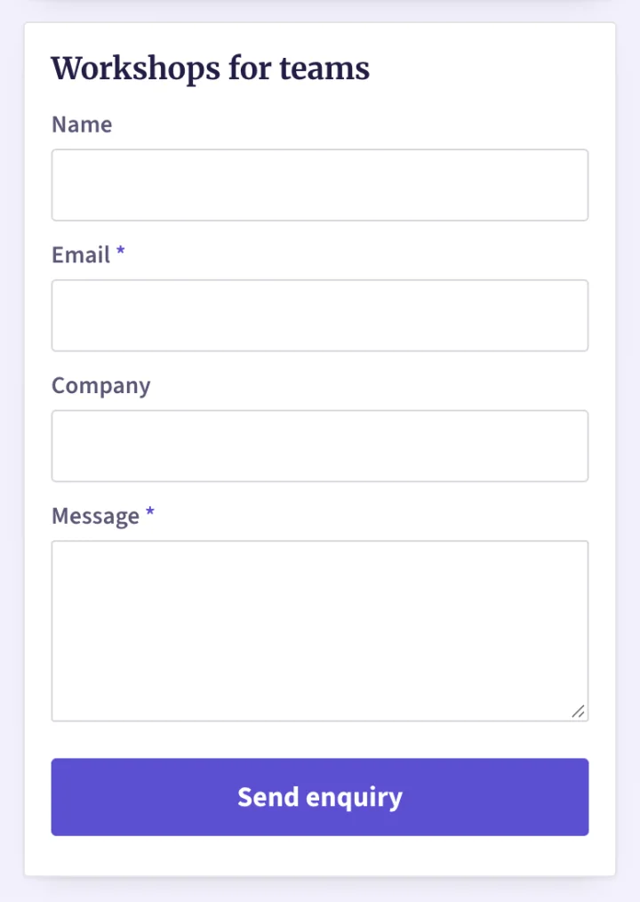 Ask only for the details you need