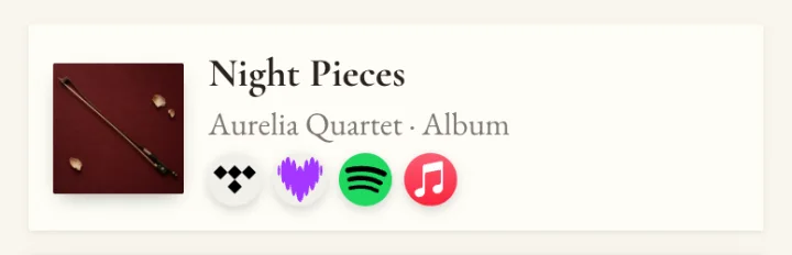 Or a compact row of icons