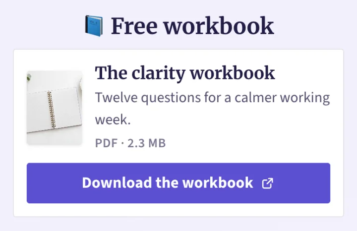 Or a workbook, a price list or a CV
