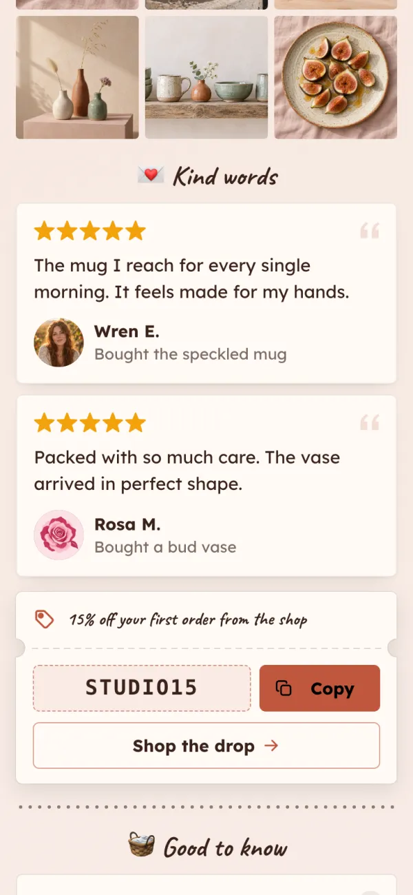 Quotes from happy customers