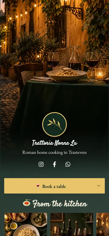 Modelo Trattoria